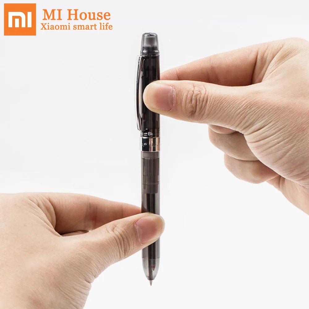 Xiaomi Mijia kinbt 3Way 4в1 многофункциональные шариковые ручки с ластиком стержни для карандаша 0,5 мм красные черные чернила ручка для подписи