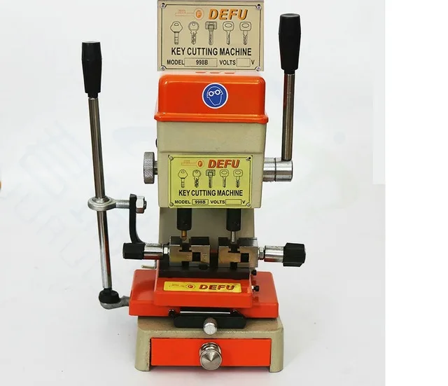 

DeFu 998B vertical key cutting machine For Auto Key cutting work on 220v 50hz to make Car keys locksmith tools