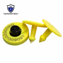 134,2 кГц ISO 11784/785 FDX-B rfid ушные метки для животных для домашних животных Крупный рогатый скот свиньи управления 100 шт./лот