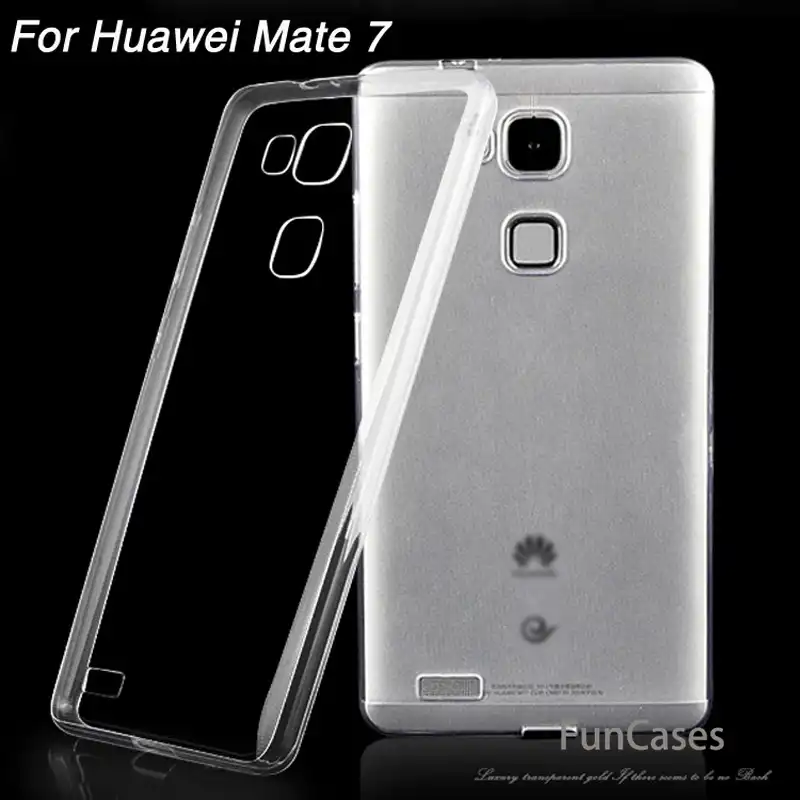 Ультратонкий Мягкий ТПУ прозрачный чехол для Huawei P8 lite P9 P10 plus G7 Y6 GT3 Y5 II G8