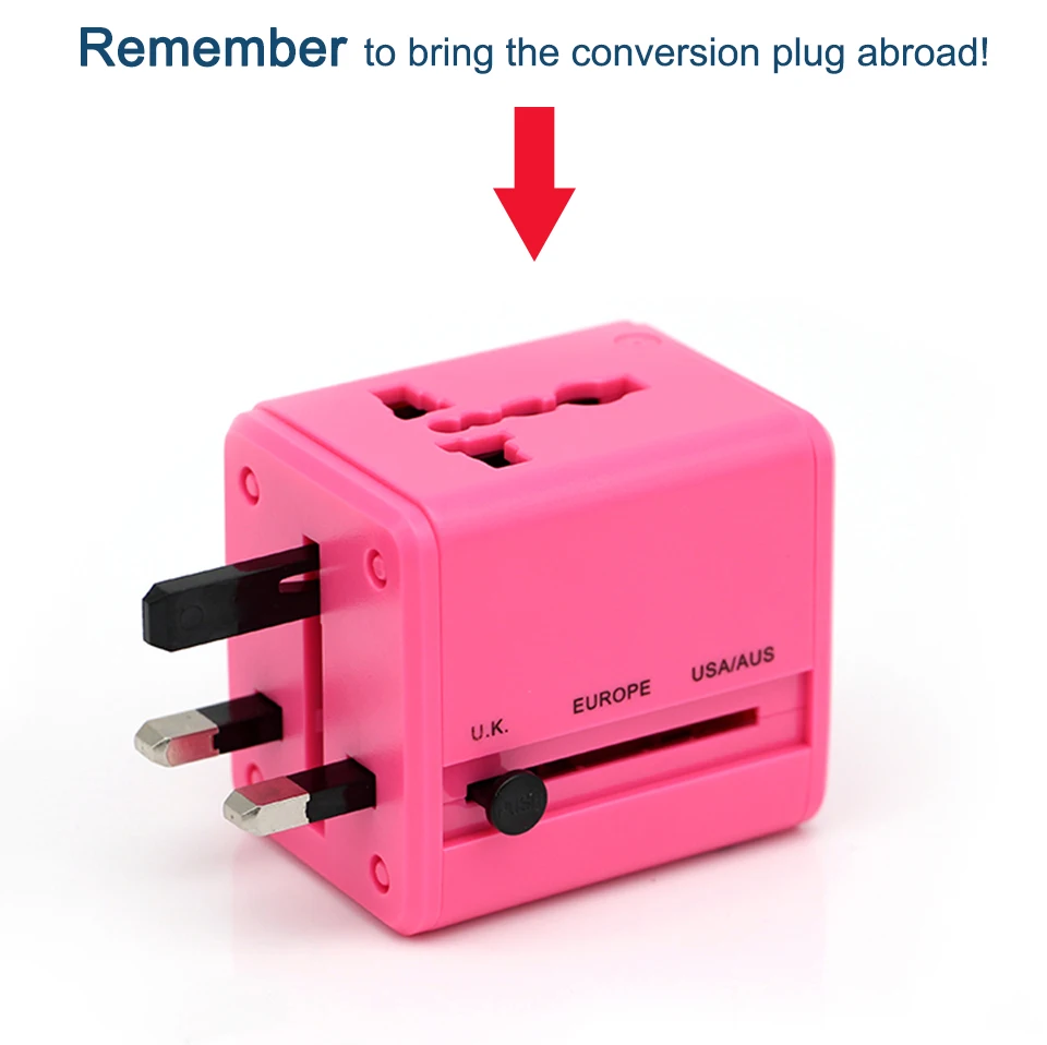  International Universal Travel Converter Fast Charge Plug Socket For USAUUKEUCN Dual USB Charging Electrical Power plug (3)