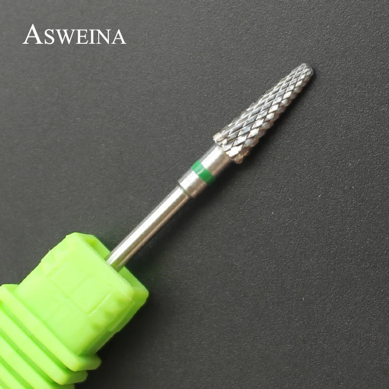 

ASWEINA High Quality 1Pcs Tungsten Steel Carbide Nail Drill Bit Coarse Grit Electric Manicure For Removing Gel Acrylic Nail Tool