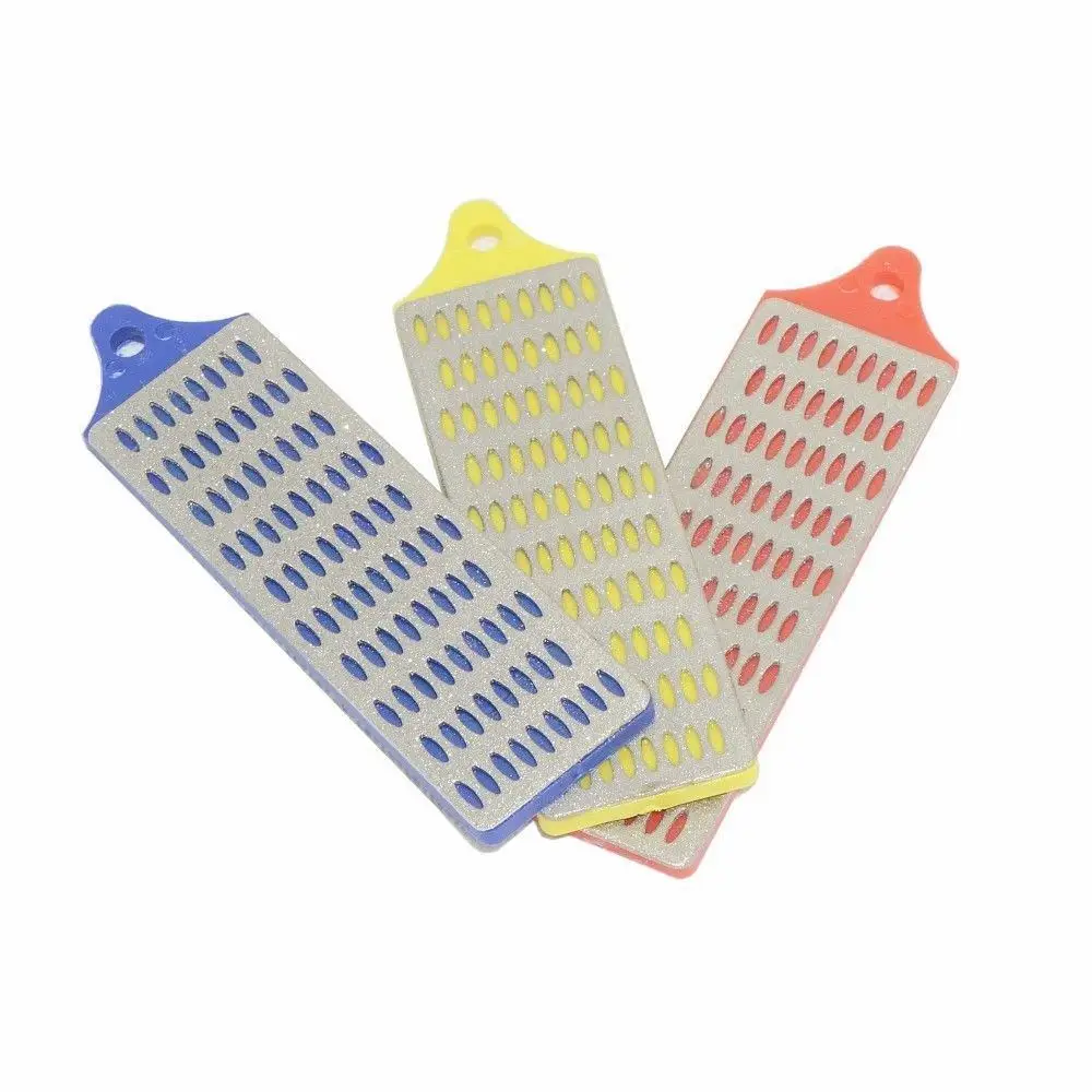 3/Set Mini Whetstone Diamond Sharpening Stone Kitchen Knife Sharpening