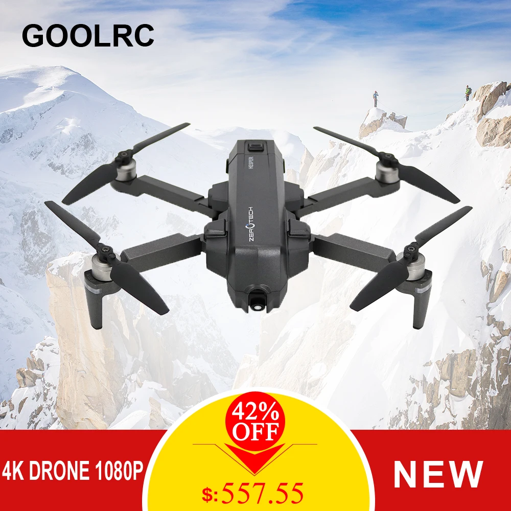 

Drone with Camera 4K Drone 1080P Wifi FPV Foldable Drone Altitude Hold Gesture Shot Visual Tracking GPS Quadcopter US Version