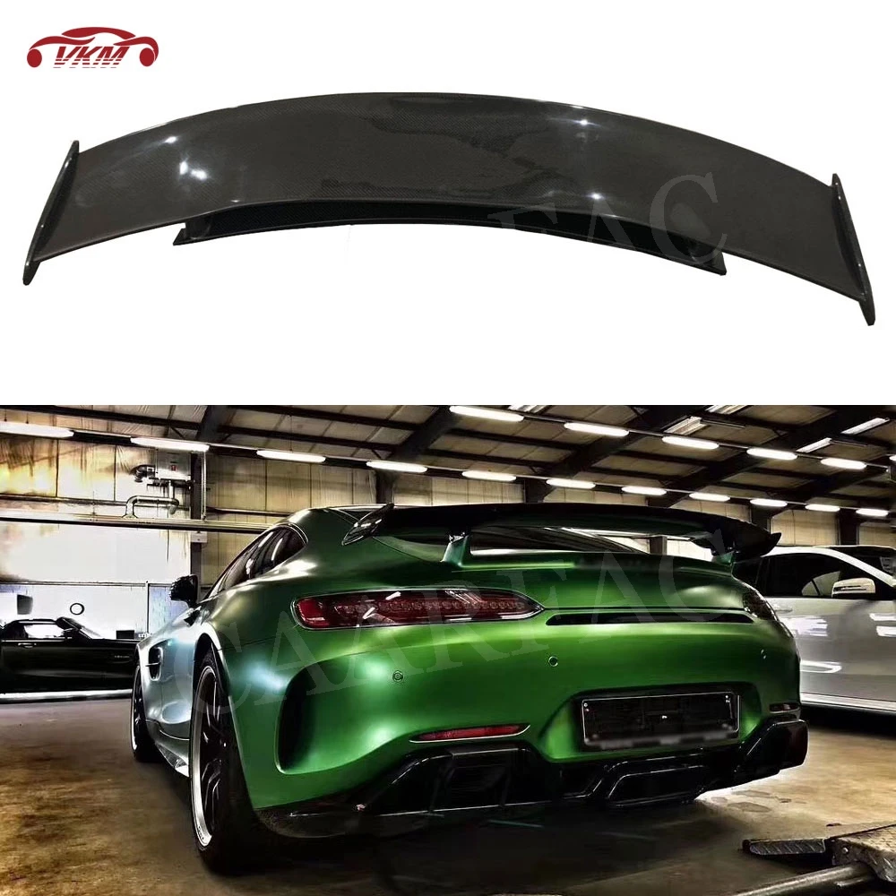 Углеродное волокно задний багажник спойлер пригодный для Mercedes Benz AMG GT GTS GTR купе 2