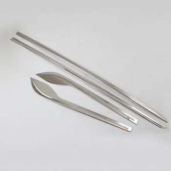 

For KIA K2 2017 4PCS Stainless Steel Car Exterior Door Body Trim Molding Accessories Side Cover Trim Car Styling Accessories