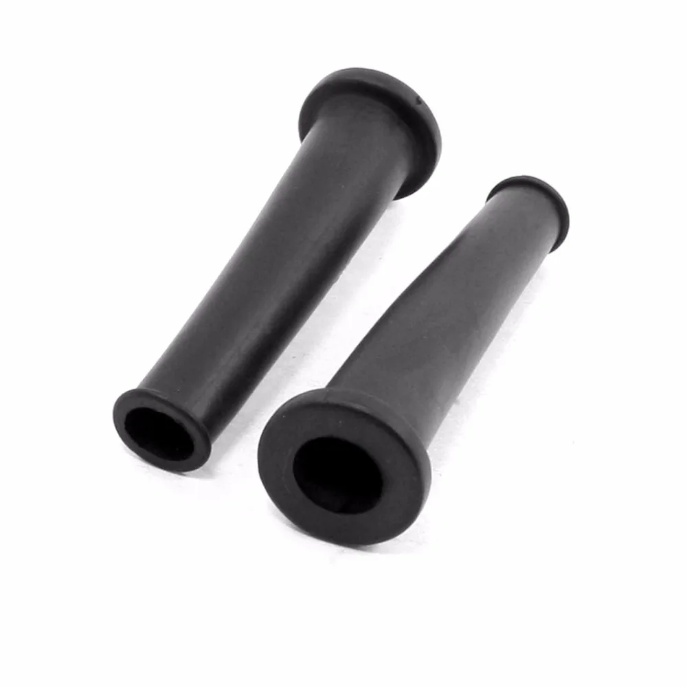 UXCELL 2Pcs 83Mm Length Black PVC Rubber Strain Relief Cord Boot