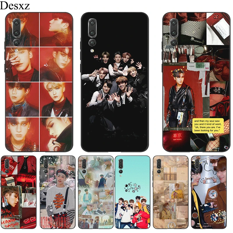 

Mobile Phone Case Silicone For Huawei P30 P20 P10 P9 P8 Lite P Smart Casing ATEEZ HongJoong SeongHWA New Cover Shell
