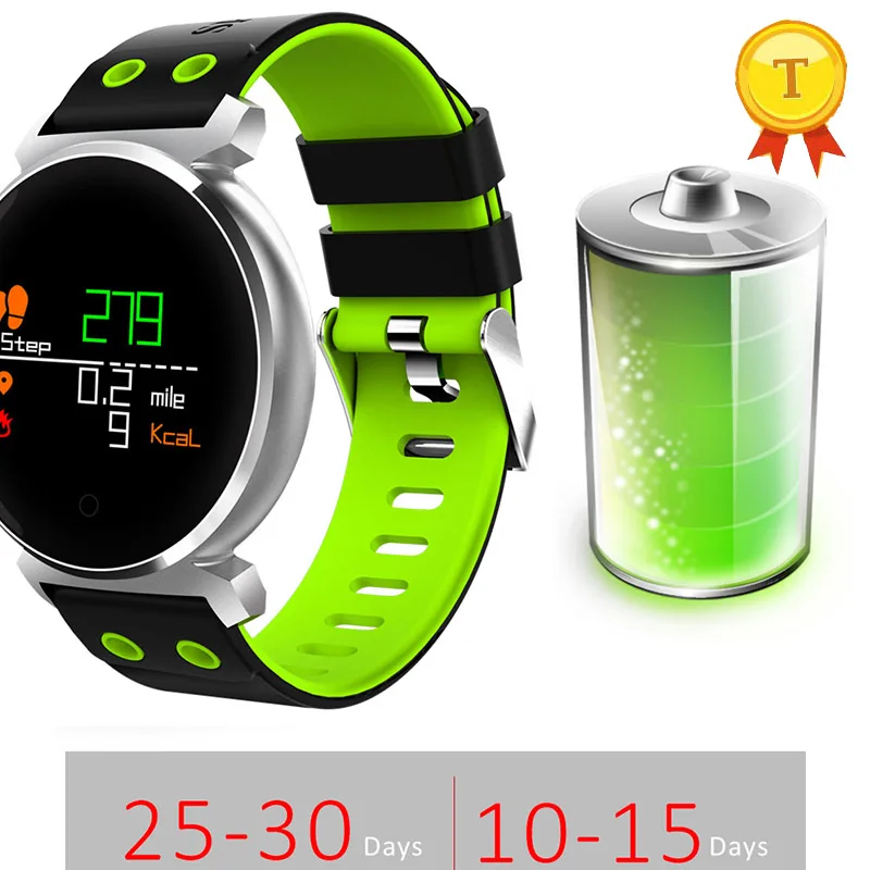 Лидер продаж smartband 25-30 дней в режиме ожидания 3D цветная hd-камера заднего вида C Дисплей IP68 водонепроницаемый монитор сердечного ритма для телефонов на базе Android и IOS