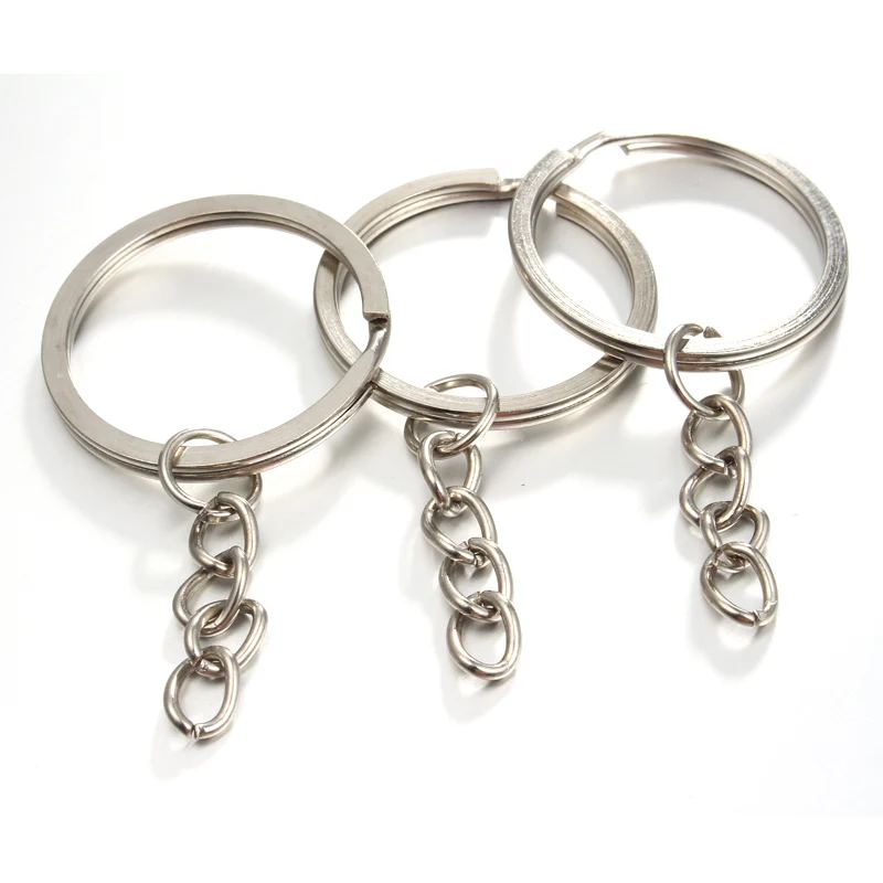5pcs Silver Bronze Plated Jump Rings Split Ring Double Loops Link