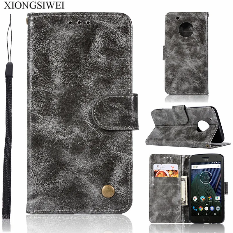 For Motorola Moto G5 Case G 5 5.0 Wallet PU Leather Phone XT1676 XT1672 Cover Flip | Мобильные телефоны и аксессуары
