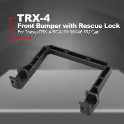 Металлический передний бампер с спасательным замком для RC альпинистская модель автомобиля внедорожный гусеничный Traxxas TRX-4 запасные части