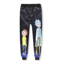 Harajuku Мультфильм Рик и Морти брюки для косплея для мужчин женщин джоггеры брюки для девочек 3D печатных повседневное Хип Хоп пот