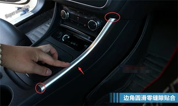 

Lapetus Accessories Interior Water Cup Holder Container Box Strip Cover Trim Fit For Mercedes Benz CLA 200 220 W117 2015 - 2019