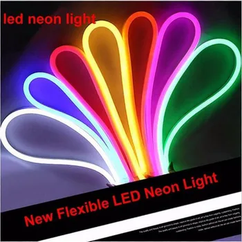 

Super Mini LED Neon Light Flexible Soft Neon LED Light Waterproof IP65 AC110V 220V Soft Decorative Neon Tube RGB Red Green Bule