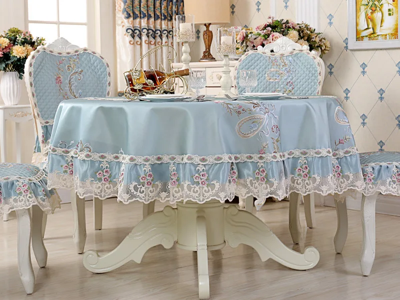 Proud Rose, европейская круглая скатерть для стола стула, подушка, большой размер, покрытие, ткань, кружево, прикроватный столик, покрытие для стола, чехлы для стола, украшение дома