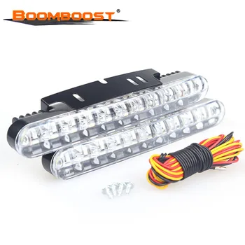 

the lowest price 2 pieces 12V 12W 30 LEDS Car Running Light Daylight Lamp with Turn day time auto