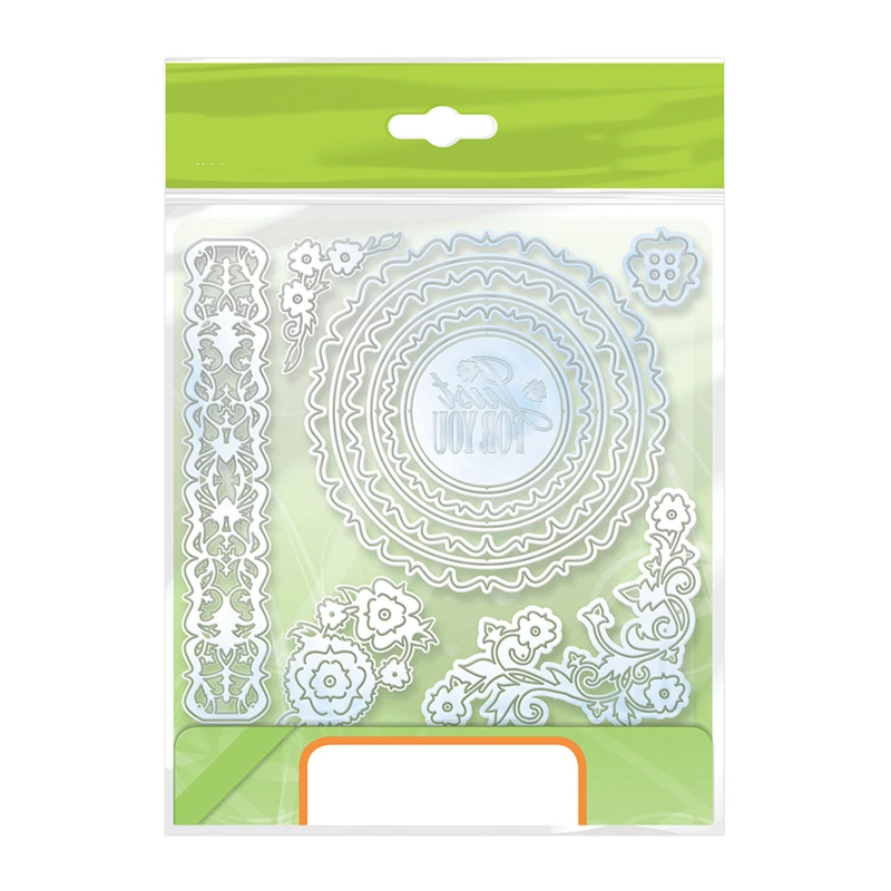 

Eastshape Flower Circle Frame Metal Cutting Dies Scrapbooking Lace for DIY Paper Cards Photo Decorative Embossing New Arrival