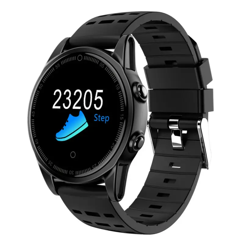 Water Resistant Sport Smart Watch Blood Pressure Heart Rate Monitor iOS Android