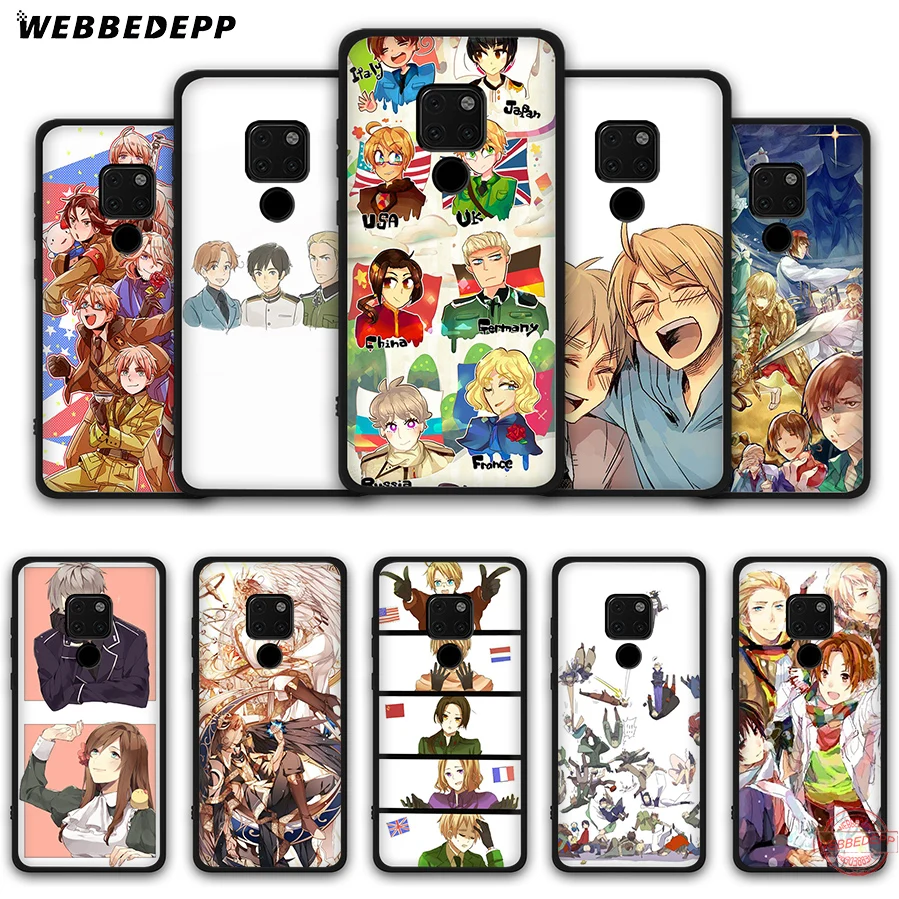 WEBBEDEPP Hetalia Axis Powers Soft Case for Huawei Mate 30 10 20 Pro Lite Nova 2i 3 3i 4 5i 2 Cases | Мобильные телефоны и