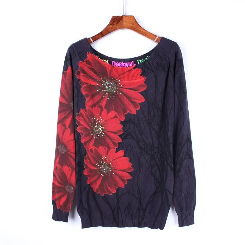 

2019 Spain Deg style multi type elastic long sleeved single collar knitwear Jersey.S -XXL