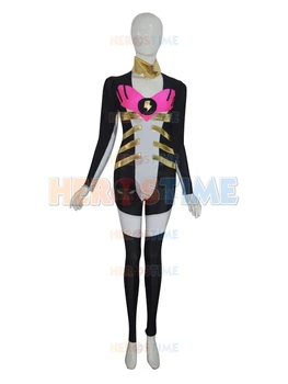 

Black & White Custom Superhero Costume The Most Popular Cosplay Party Custom Costume Free Shipping free shipping