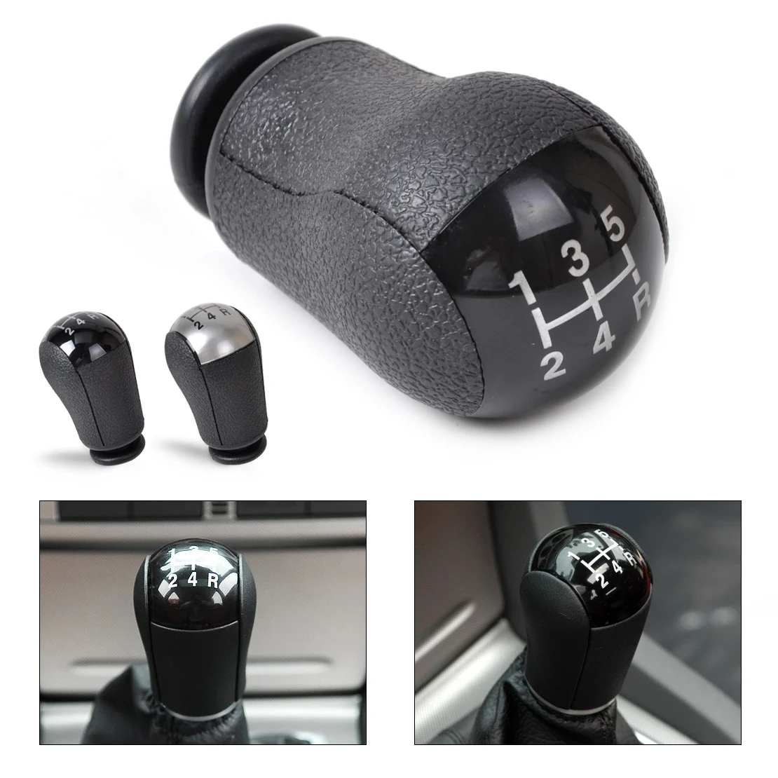 DWCX 5 Speed MT Gear Stick Shift Knob For Ford Focus Mondeo MK3 Fiesta