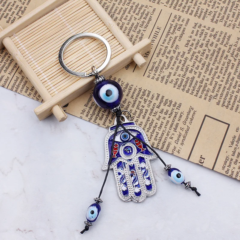 

Good Hand Keychain FATIMA Evil Eye Keyring Gift