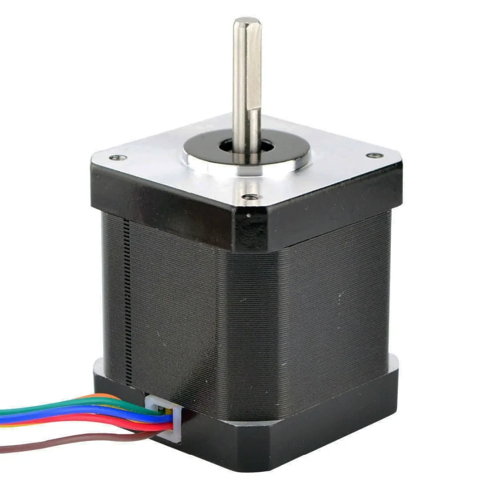 

Nema 17 Stepper motor 0.9 deg Unipolar Stepper motor 12V 0.4A 32Ncm(45.3oz-in) D-cut Shaft 42x42x48mm for 3D Printer