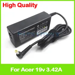 65 W 19 V 3.42A переменного тока постоянного тока, адаптер питания для acer Aspire 4235 4240 4310 4312 4314 4315 4320 4330 4336 4520 4530 4535 4540 зарядное устройство