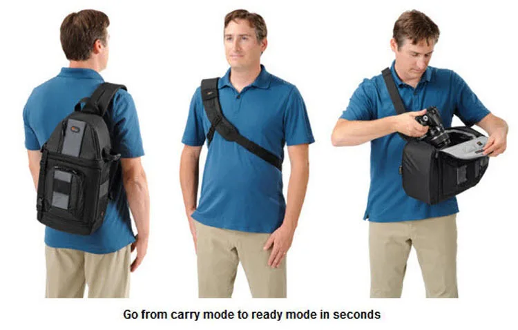 Genuine Lowepro SlingShot 202 AW DSLR 