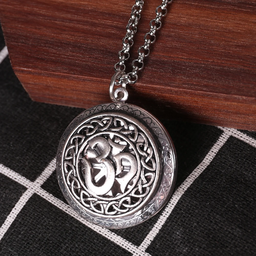 Buy Hollow Number Necklace Aroma Diffuser Women Open