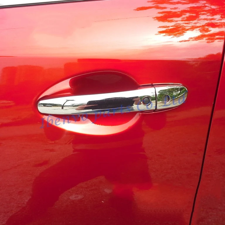 Хромированная умная Крышка для дверной ручки с бесключевым входом Mazda CX3 CX5 Mazda2