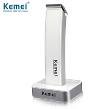 Kemei619 Super Slim Body Rechargeable Hair Trimmer For Man Family Travel Barber Use Hair Clipper