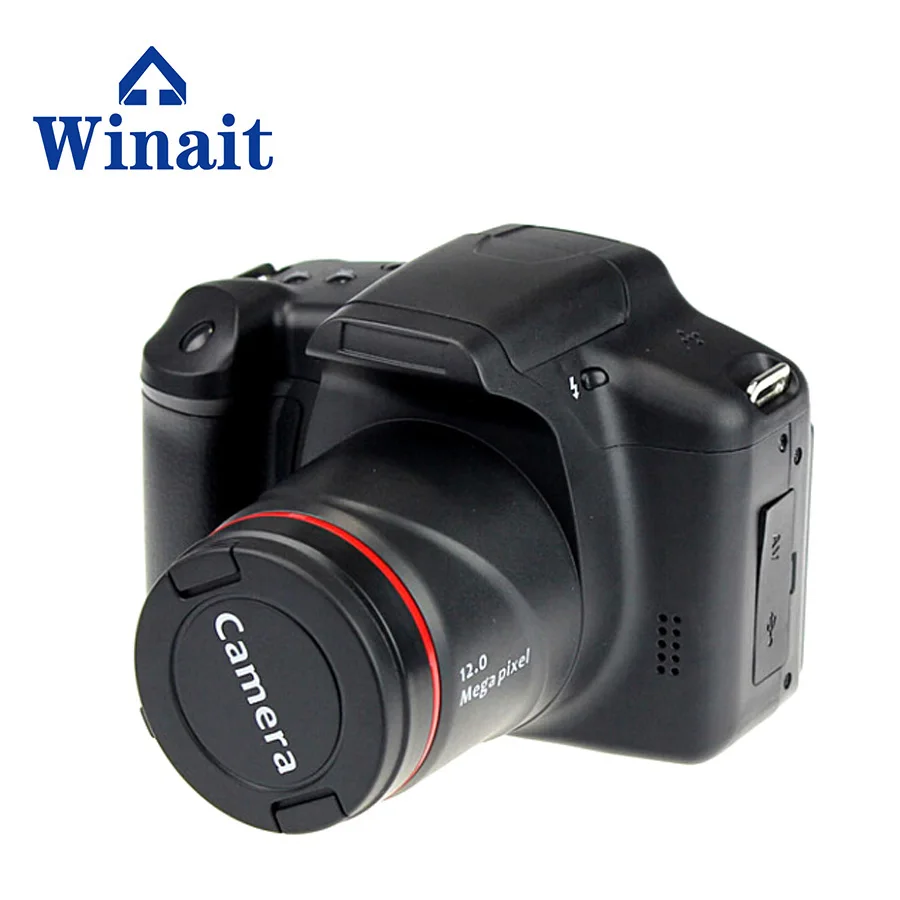 Популярная аналогичная цифровая зеркальная камера 720P с поддержкой карт 32 Гб DC-04 автоспуском 12 МП цифровая фотокамера