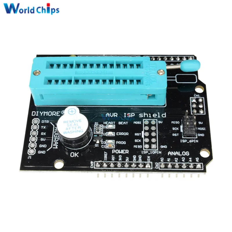 AVR ISP щит горящий загрузчик программист Atmega328P модуль загрузчика с зуммером и