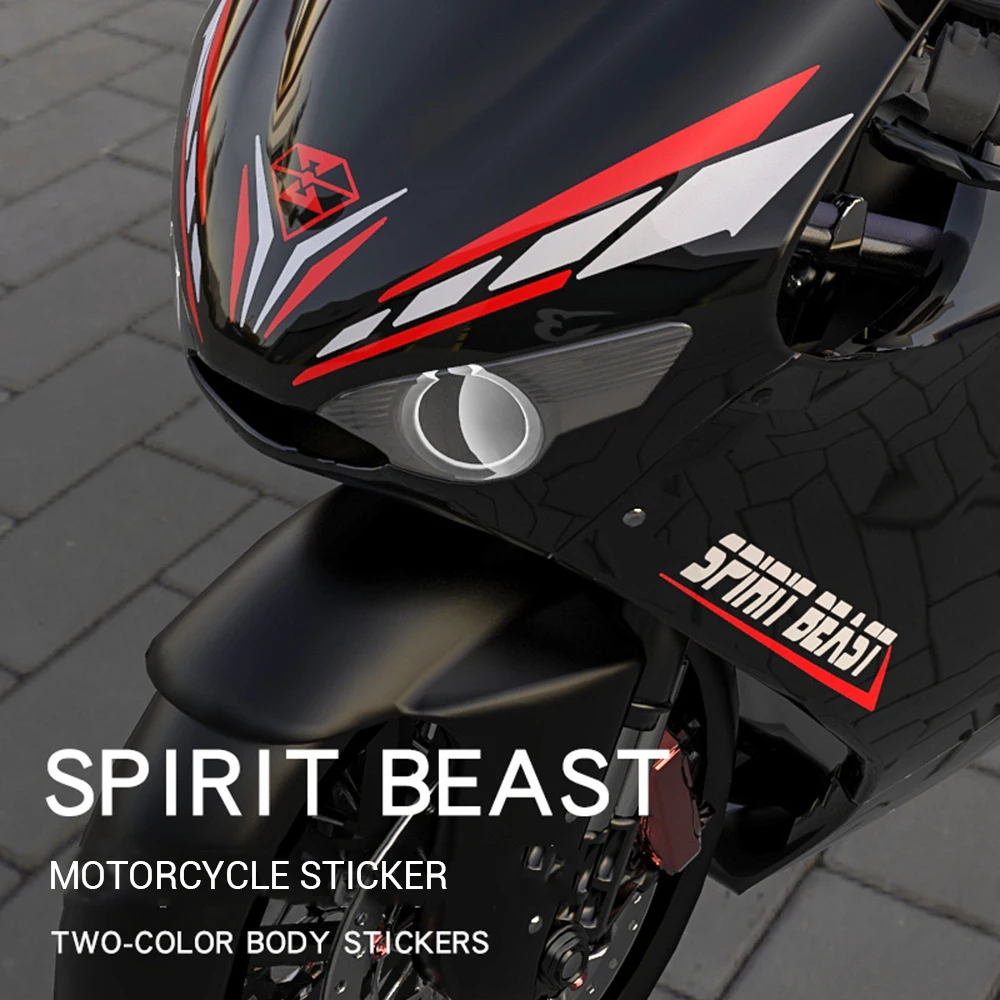 SPIRIT BEAST мотоциклетная наклейка Moto Feul танк накладка мотоцикл наклейка s Мотокросс Pegatinas протектор