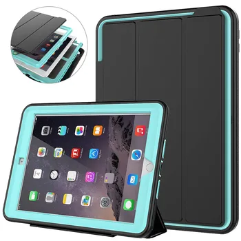 

For Apple iPad 2 iPad 3 iPad 4 Retina Kids Safe Armor Shockproof Heavy Duty Silicone Hard AUTO Sleep/Wake Protective Stand Cover