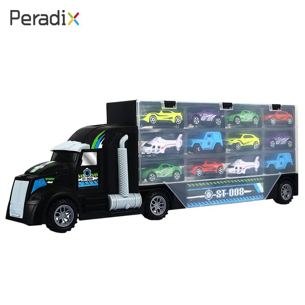 

Transporter Storage Carrier Receive A Car Show Hobby Funny Collection Cute 12PCS Plastic Storage Car High-Definition