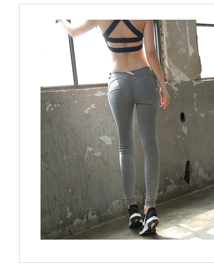 Женские Леггинсы для йоги, эластичные силиконовые спортивные штаны для фитнеса,, обтягивающие колготки с эффектом пуш-ап для тренировок и бега, Осень-зима