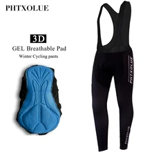 Phtxolue теплые велошорты, Зимние Тепловые штаны для горного велосипеда, велосипедные колготки Coolmax, 3D гелевая подкладка, велошорты
