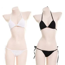 Japanese Anime Cosplay Costume Sexy Lingerie Set Erotic Bra and Panty Set Cute Loli Intimate Goods Black & White Bikini Japanese Anime Cosplay Costume Sexy Lingerie Set Erotic Bra and Panty Set Cute Loli Intimate Goods Black & White Bikini