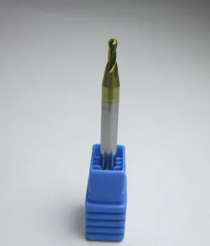 

DIA 2MM HRC58 R1.0 Tungsten Carbide Ball Nose End Mills CNC machine milling cutter ballnose endmills metalworking for steel