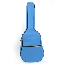 Gig Bag Case Soft Padded Straps for Folk Acoustic Guitar 39 40 41 Inch Sky Blue