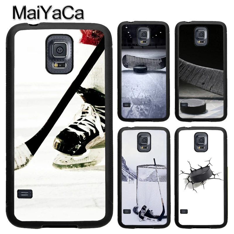 

MaiYaCa Sport Hockey Stick and Puck Case For Samsung Galaxy S9 S8 S10 Plus Lite S4 S5 S6 S7 edge Note 9 8 5 4 TPU Cover Shell