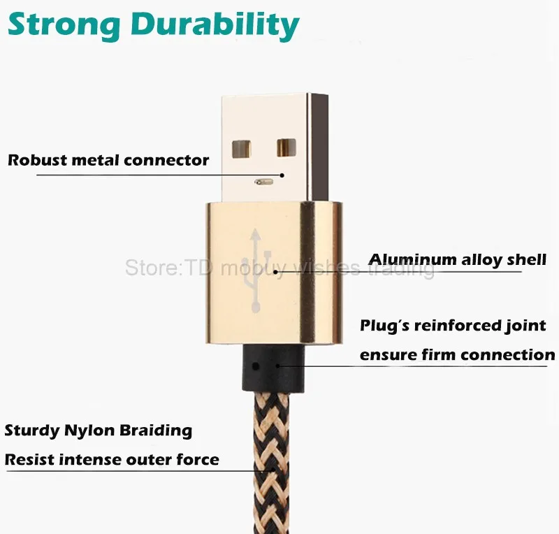 0,2 м 1 м 2 м 3 м Micro USB зарядное устройство для телефона адаптер зарядный кабель для Xiaomi Redmi Note 4/4x/3 s/3x/Pro huawei Honor 5x/5c/p8/p9 lite