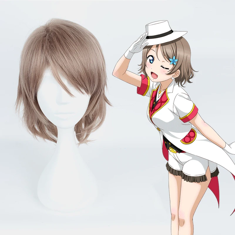 

Anime Love Live! Sunshine!! Cosplay Wigs You Watanabe Cosplay Wig Heat Resistant Synthetic Wig Hair Halloween Carnival Party