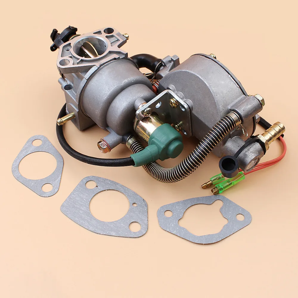 AUTO CHOKE podwójnego paliwa gaźnika elektromagnetyczny LPG NG konwersji zestaw do hondy GX390 188F 13HP 4.5KW 5.5KW silnik generator silnika AUTO CHOKE podwójnego paliwa gaźnika elektromagnetyczny LPG NG konwersji zestaw do hondy GX390 188F 13HP 4.5KW 5.5KW silnik generator silnika