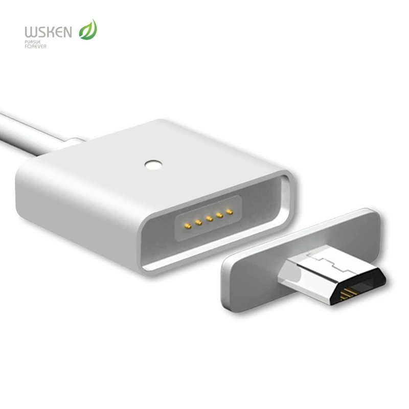 Оригинал WSKEN Магнитный Micro USB Зарядное Устройство Кабель-Адаптер Для Samsung S7 S6 Край