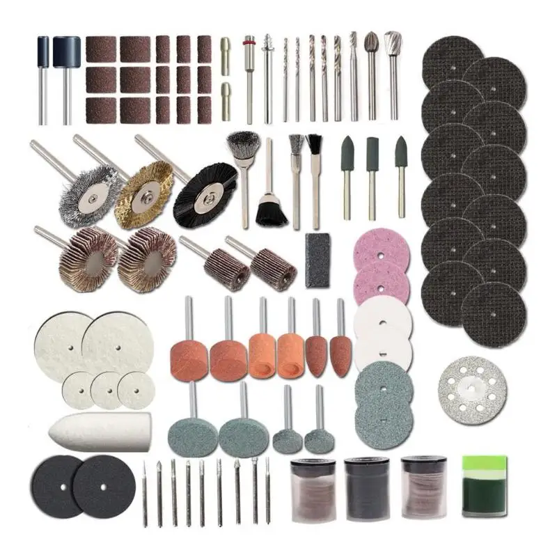 

248pcs Rotary Tool Accessories Set for Easy Cutting Grinding Sanding Carve